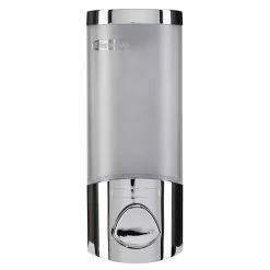 Croydex Single Shampoo/Soap Dispenser - Chrome