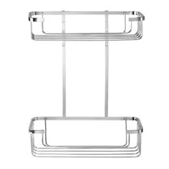 Croydex Stainless Steel Two Tier Cosmetic Basket