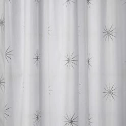 Croydex Stellar Shower Curtain - White