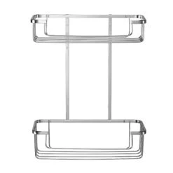 Croydex Two Tier Cosmetic Basket - Mild Steel