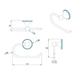 Croydex Westminster Toilet Roll Holder - Chrome 7 Croydex Westminster Toilet Roll Holder - Chrome -Shower Accessories croydex westminster toilet roll holder chrome qm201141 3