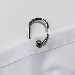 Croydex White Plain Shower Curtain 6 Croydex White Plain Shower Curtain -Shower Accessories croydex white plain shower curtain af159022 2