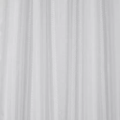 Croydex White Regency Stripe Hook 'N' Hang Shower Curtain