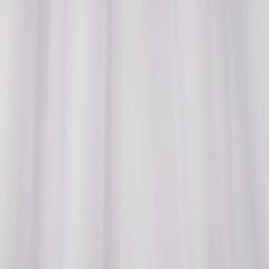 Croydex White Textile Hook 'N' Hang Shower Curtain