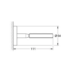 Grohe Bau Cosmopolitan Glass/Soap Dish Holder - Chrome 5 Grohe Bau Cosmopolitan Glass/Soap Dish Holder - Chrome -Shower Accessories grohe bau cosmopolitan glass soap dish holder chrome 40585001 2
