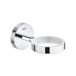 Grohe Bau Cosmopolitan Glass/Soap Dish Holder - Chrome