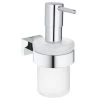 Grohe Essentials Cube Soap Dispenser With Holder - Chrome