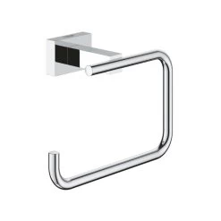 Grohe Essentials Cube Toilet Roll Holder - Chrome