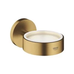 Grohe Essentials Glass/Soap Dish Holder - Brushed Cool Sunrise