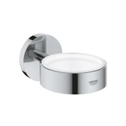 Grohe Essentials Glass/Soap Dish Holder - Chrome