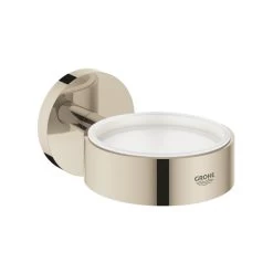 Grohe Essentials Glass/Soap Dish Holder - Polished Nickel