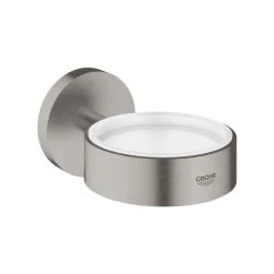 Grohe Essentials Glass/Soap Dish Holder - Supersteel