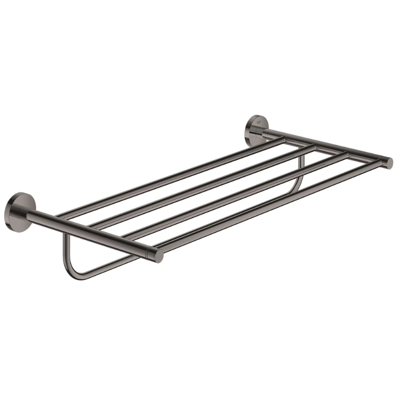 Grohe Essentials Multi Bath Towel Rack - Hard Graphite 1 Grohe Essentials Multi Bath Towel Rack - Hard Graphite