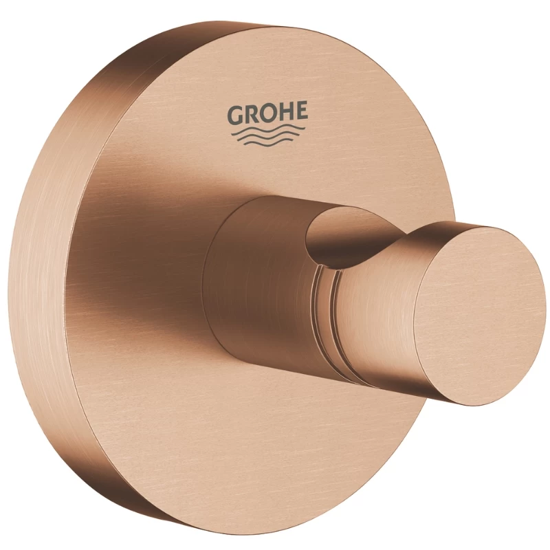 Grohe Essentials Robe Hook - Brushed Warm Sunset 1 Grohe Essentials Robe Hook - Brushed Warm Sunset