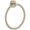 Grohe Essentials Towel Ring - Brushed Nickel