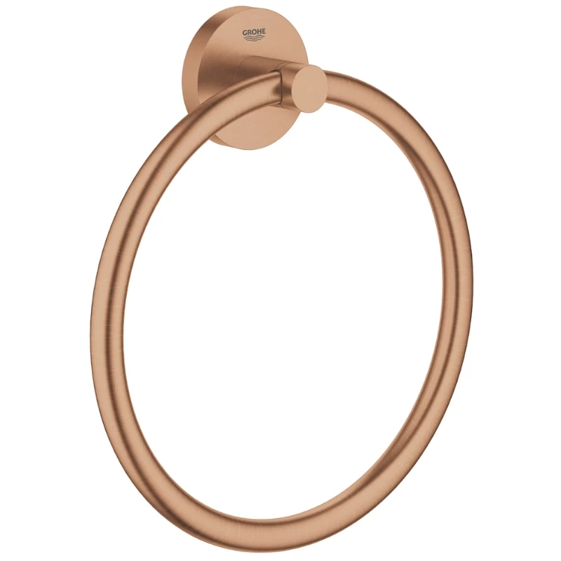 Grohe Essentials Towel Ring - Brushed Warm Sunset 1 Grohe Essentials Towel Ring - Brushed Warm Sunset