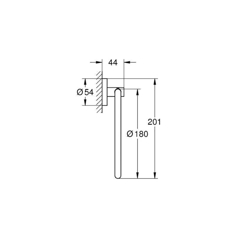 Grohe Essentials Towel Ring - Cool Sunrise 3 Grohe Essentials Towel Ring - Cool Sunrise - Image 3