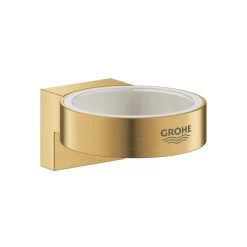 Grohe Selection Glass/Soap Dish Holder - Brushed Cool Sunrise