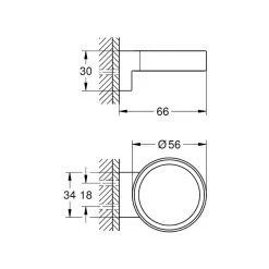 Grohe Selection Glass/Soap Dish Holder - Brushed Hard Graphite 5 Grohe Selection Glass/Soap Dish Holder - Brushed Hard Graphite -Shower Accessories grohe selection glass soap dish holder brushed hard graphite 41027al0 2