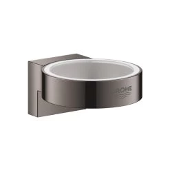 Grohe Selection Glass/Soap Dish Holder - Hard Graphite