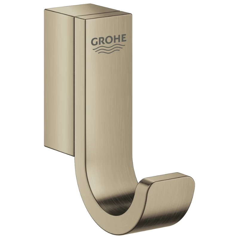 Grohe Selection Single Robe Hook - Brushed Nickel 1 Grohe Selection Single Robe Hook - Brushed Nickel