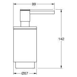 Grohe Selection Soap Dispenser - Brushed Nickel -Shower Accessories grohe selection soap dispenser brushed nickel 41028en0 2