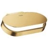 Grohe Selection Toilet Roll Holder With Cover - Brushed Cool Sunrise