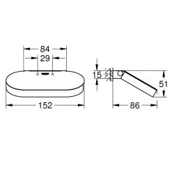 Grohe Selection Toilet Roll Holder With Cover - Brushed Cool Sunrise -Shower Accessories grohe selection toilet roll holder with cover brushed cool sunrise 41069gn0 2