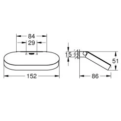 Grohe Selection Toilet Roll Holder With Cover - Polished Nickel -Shower Accessories grohe selection toilet roll holder with cover polished nickel 41069be0 2