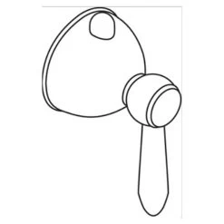 Hansgrohe Axor Carlton Temperature Handle - Chrome