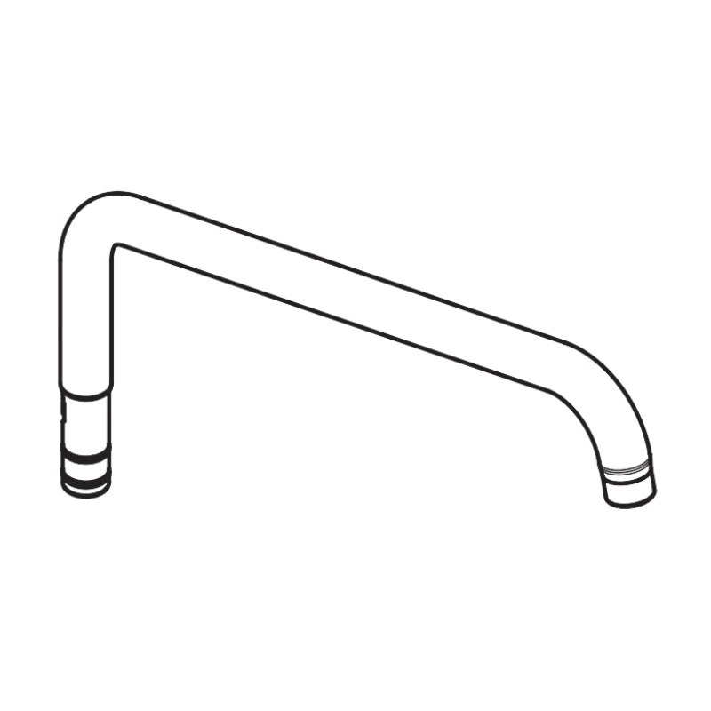 Hansgrohe Shower Arm - 400mm - Chrome 1 Hansgrohe Shower Arm - 400mm - Chrome