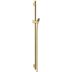 Hansgrohe Unica Shower Rail S Puro - 90cm With Shower Hose - Polished Gold Optic