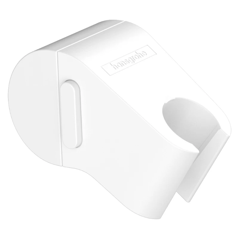Hansgrohe WallStoris Push Slider - Matt White 1 Hansgrohe WallStoris Push Slider - Matt White