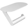 Hansgrohe WallStoris Toilet Paper Holder With Shelf - Matt White