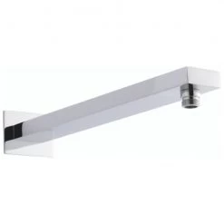 Hudson Reed Small Rectangle Wall Mounted Shower Arm - Chrome