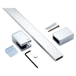 Ideal Standard Synergy Straight Bracing Bracket - Bright Silver