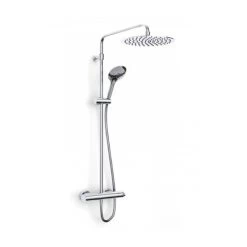 Inta Enzo Deluxe Safe Touch Dual Thermostatic Bar Mixer Shower - Chrome
