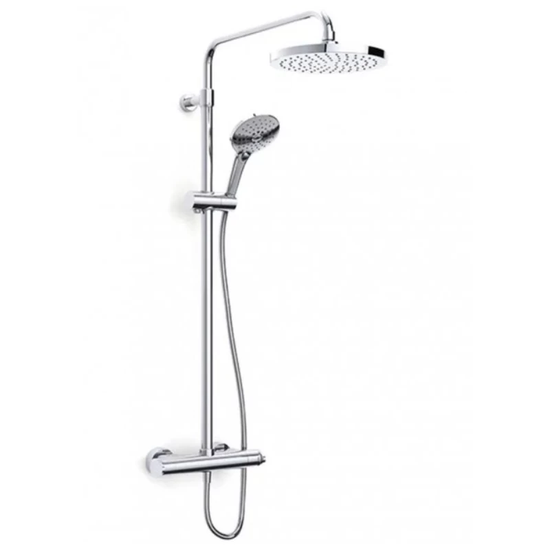 Inta Enzo Dual Outlet Safe Touch Thermostatic Bar Mixer Shower - Chrome 1 Inta Enzo Dual Outlet Safe Touch Thermostatic Bar Mixer Shower - Chrome