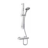 Inta Enzo Safe Touch Thermostatic Bar Mixer Shower - Chrome