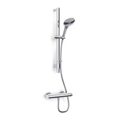Inta Enzo Safe Touch Thermostatic Bar Mixer Shower - Chrome