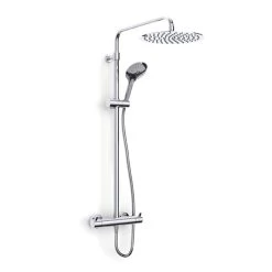 Inta Kiko Deluxe Dual Thermostatic Bar Mixer Shower - Chrome