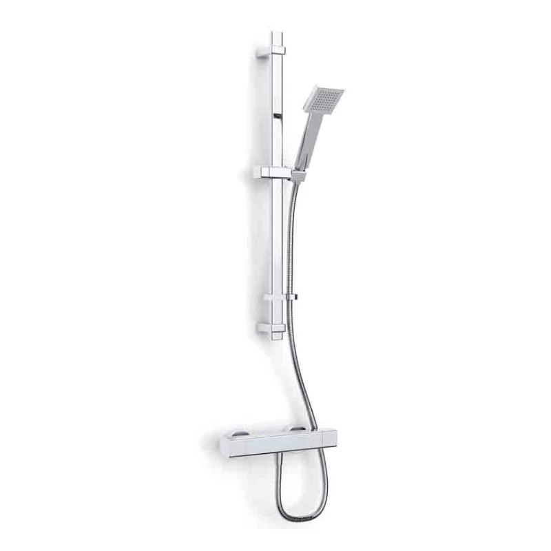 Inta Mio Safe Touch Thermostatic Bar Mixer Shower - Chrome 1 Inta Mio Safe Touch Thermostatic Bar Mixer Shower - Chrome