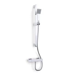 Inta Nulo Safe Touch Thermostatic Bar Mixer Shower - Chrome