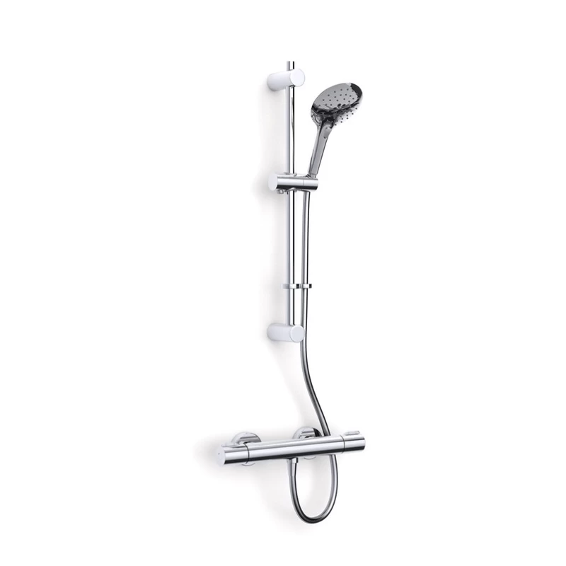 Inta Puro Deluxe Thermostatic Bar Mixer Shower - Chrome 1 Inta Puro Deluxe Thermostatic Bar Mixer Shower - Chrome