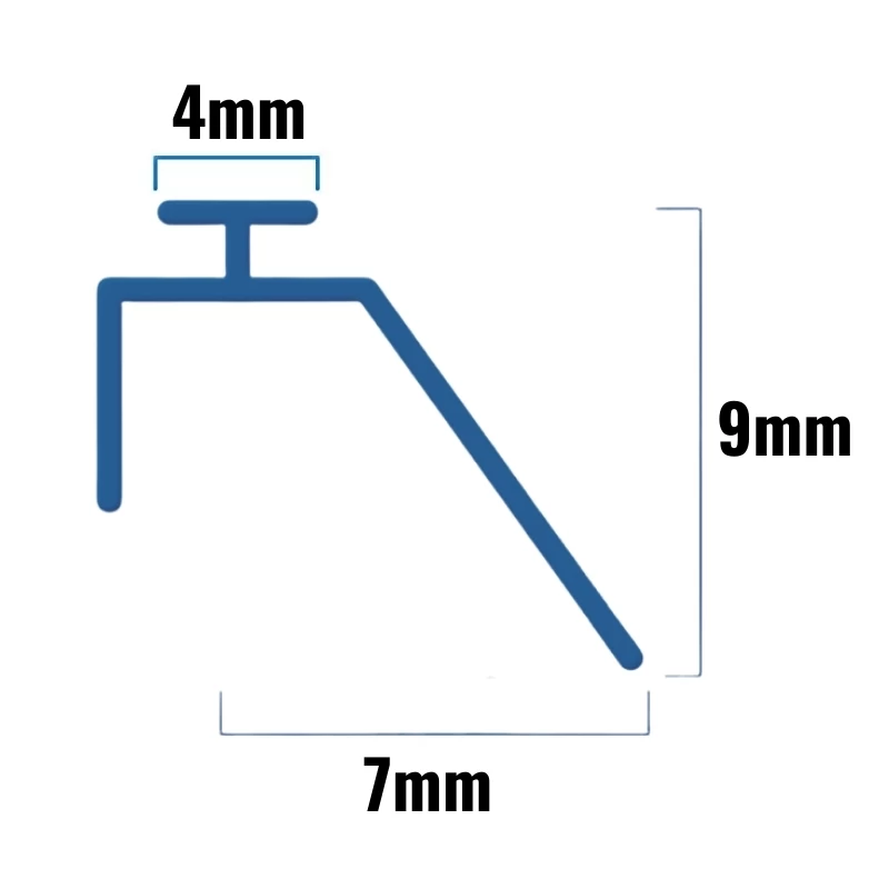 Inventive Creations Aquarius Tee Ledge Seal (Soft Fins) - 1200mm Long 2 Inventive Creations Aquarius Tee Ledge Seal (Soft Fins) - 1200mm Long - Image 2