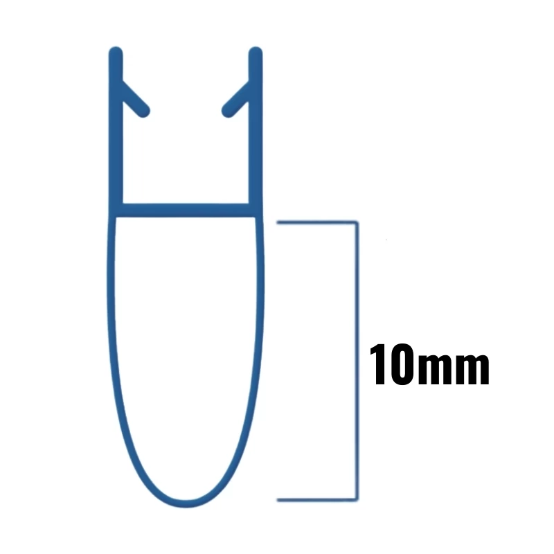 Inventive Creations Premier Seal - 4-6mm Glass - 14mm - 1200mm Long 2 Inventive Creations Premier Seal - 4-6mm Glass - 14mm - 1200mm Long - Image 2