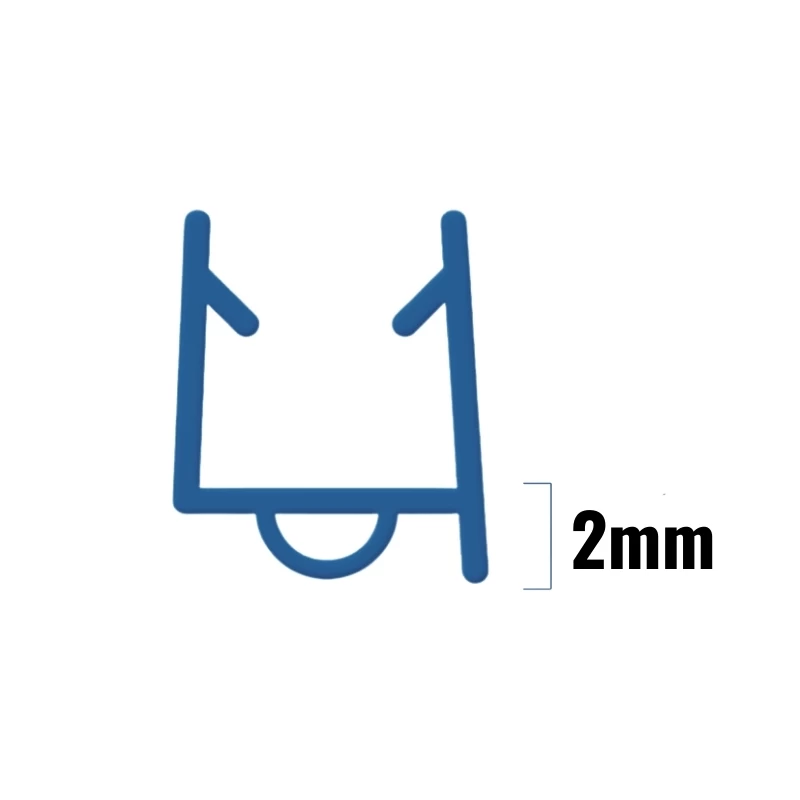 Inventive Creations Small Gap Seal - 4-6mm Glass - 2mm- 1200mm Long 2 Inventive Creations Small Gap Seal - 4-6mm Glass - 2mm- 1200mm Long - Image 2