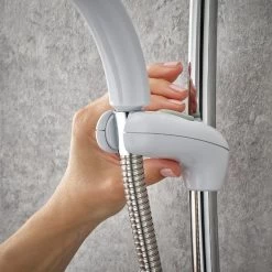 Mira Logic 22mm Shower Head Holder - White (boxed) -Shower Accessories mira logic shower head holder white boxed 2.1605.127 3