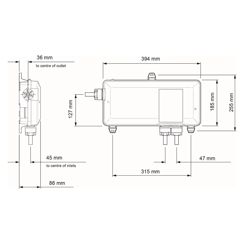 Mira Mode Bath Fill Digital Mixer Unit - Pumped 2 Mira Mode Bath Fill Digital Mixer Unit - Pumped - Image 2