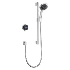 Mira Platinum Rear Fed Digital Shower - Pumped
